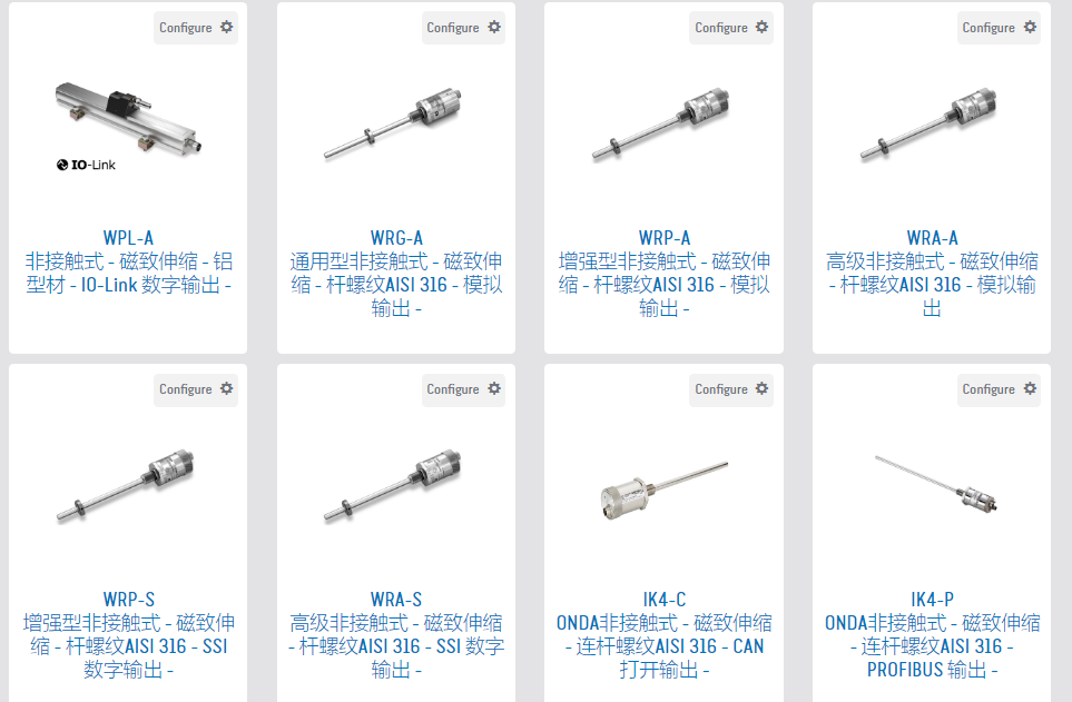 LTC-M-0200-S-XL0396 LTC-M-0225-S-XL0396直線位移傳感器 電子尺 杰佛倫 GEFRAN